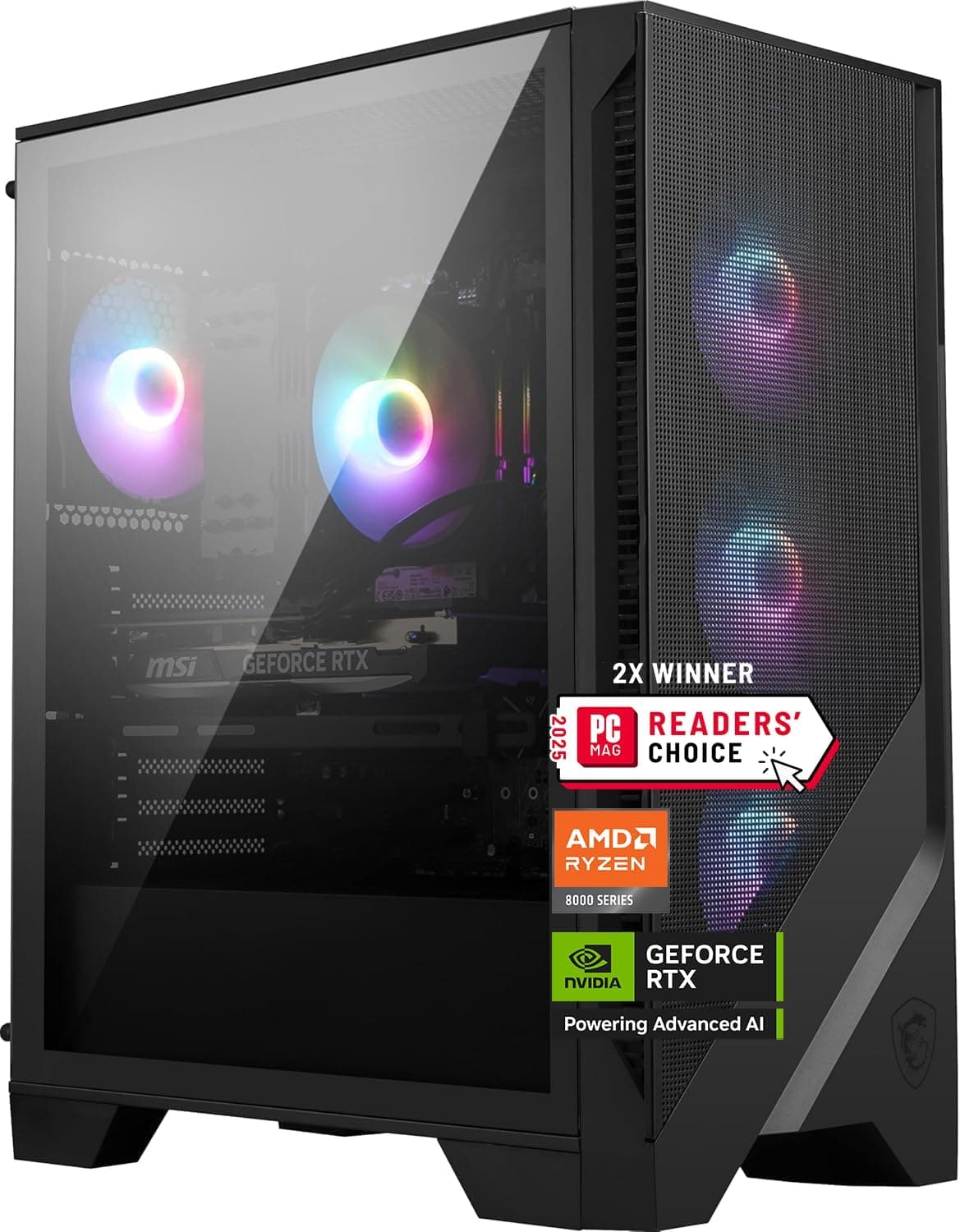 MSI Codex Z2 Gaming Desktop: AMD R7-8700F, GeForce RTX 5070, 32GB DDR5, SSD NVMe m.2 de 2TB